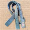 KAZARI Sort bælte - Blank Satin - Traditionel Japansk brodering - 4,5 cm
