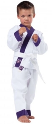 Barn gi / dobok Vit / Violet