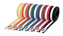 Mon bälte 4 cm - Färgad med vit linje