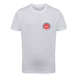 LSK Barn T-shirt - Vit inkl. Logotyp och ryggtryck