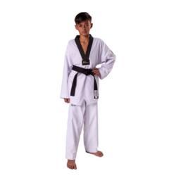 KWON "PREMIERE PLUS" Taekwondo dobok - Sort krave - WT-godkendt