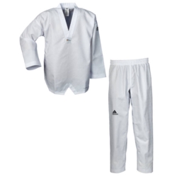 Adidas "ADI-Champ IV" - Taekwondo dobok - hvid krave - WT