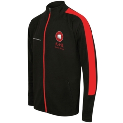 Bushido Karate klubjakke og Tights - Sort/rød