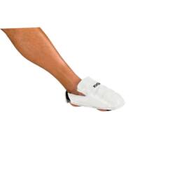 KWON Hvid fodbeskytter m. velcro. Passer på benbeskytter - WUKF-godkendt