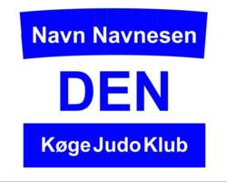 Judo Rygnummer til påsyning