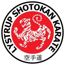 Lystrup Shotokan Klublogo broderet på gi