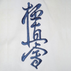 Kyukoshinkai broderi på KWON eller DANRHO gi