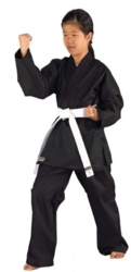 KWON SHADOW Karate Gi - Sort - 6,5 oz.