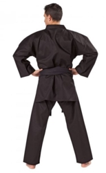 KWON TRADITIONELL Karate gi - Sort - 8 oz.