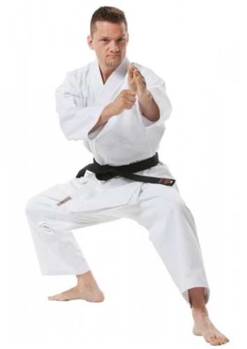 TOKAIDO BUJIN SHIRO Aikido / Ju-jitsu / Karate gi (fri logotyp) - vit - 14 oz.