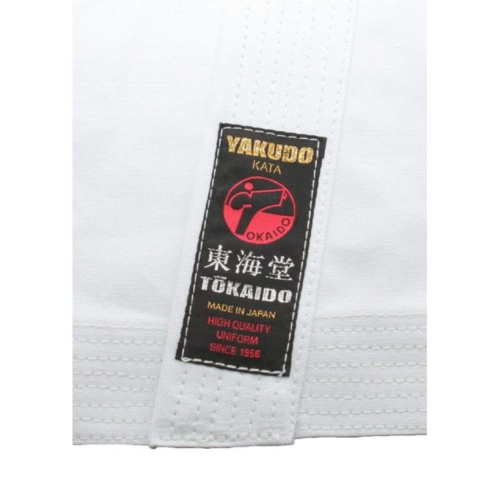 TOKAIDO YAKUDO 躍動 &quot;TSA&quot; Kata Karate gi (logofri) - Gjord i JAPAN - 12 oz.