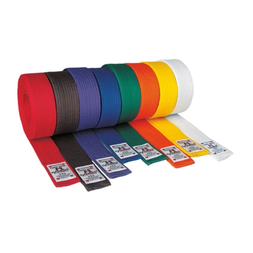 Färgat DANRHO konkurrens Judo bälte - 100% bomull