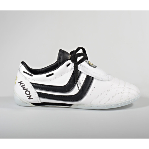 KWON PREMIERE PLUS Lättvikts träningsskor i läder - Vit