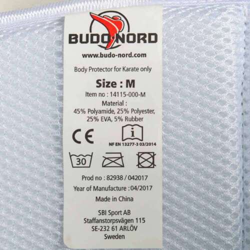 Budo-Nord Kampvest Body Protector - WKF-godkendt