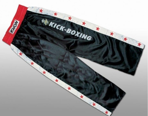 KWON Satinbukser med kickboxing tryk