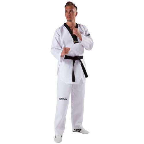 KWON "STARFIGTHER" Taekwondo dobok - m/ sort krave - WT