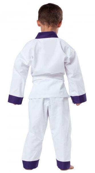 Børne gi / dobok Hvid/Violet