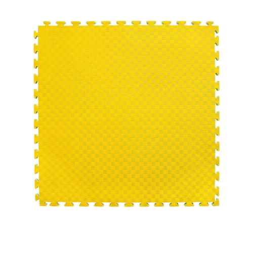 KWON Kampmåtte/Tatami - 2 cm - CE -Sort/gul