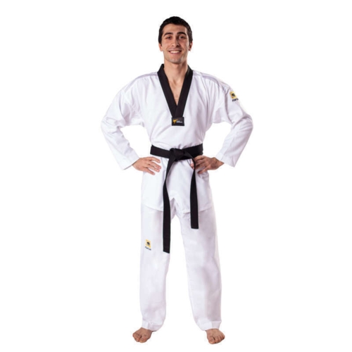KWON "FIGHTLITE" Taekwondo dobok - m. sort revers - WT