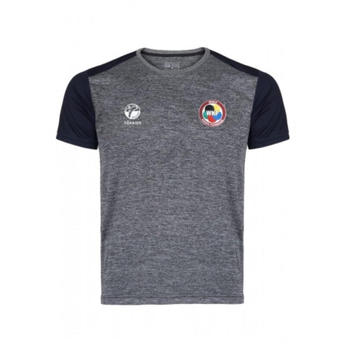 TOKAIDO TEAMTOKAIDO Herre T-shirt m/ WKF-logo - Grå/Sort