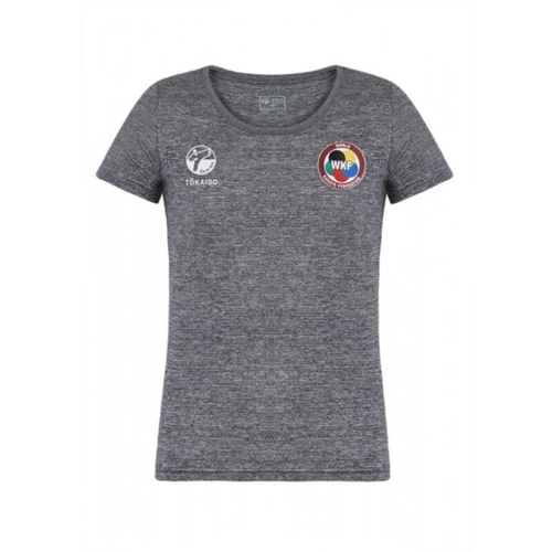 TOKAIDO TEAMTOKAIDO Dame T-shirt m/ WKF-logo - Grå