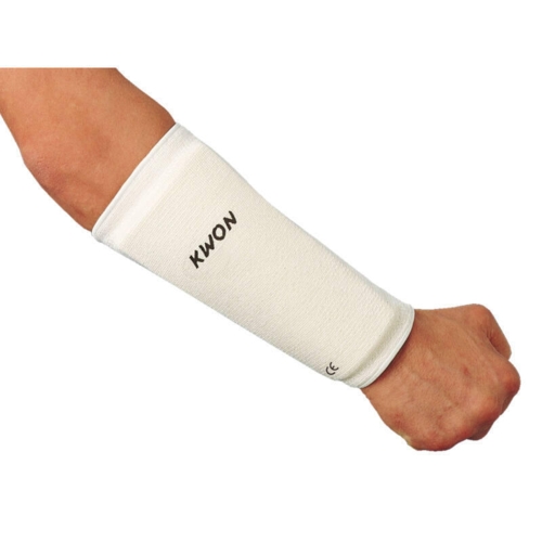 Elastisk underarmsbeskytter - Hvid