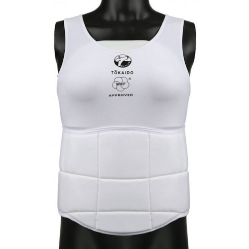 Body Protector PRO LADY Kampvest med brystbeskytter - uden skåle - WKF godkendt
