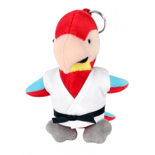 Nøglering med bamse ca. 8 cm