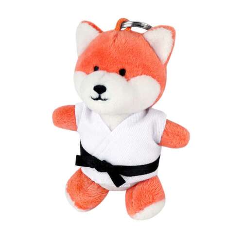Nøglering med bamse ca. 8 cm