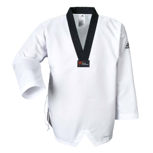 Adidas "ADI-Champ IV" - Taekwondo dobok - sort krave - WT