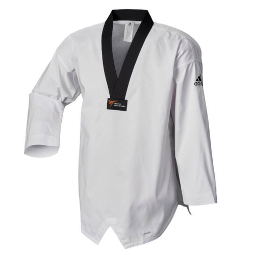 Adidas "ADI-Fighter Eco WT" Taekwondo dobok - sort krave - WT