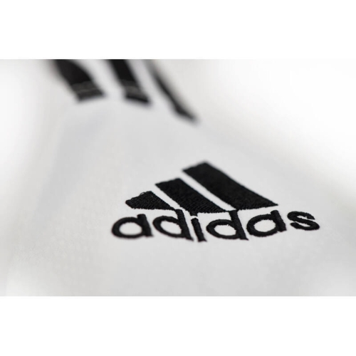 Adidas "ADI-Figther Eco 3-stripes" Taekwondo dobok - sort krave