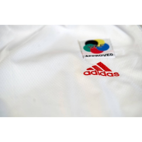 Adidas "AdiLight DNA" - Red Premier League Kumite Karate Gi - 4 Oz. - WKF - K192