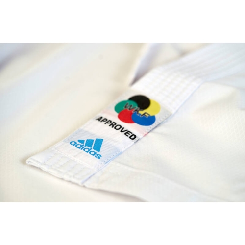 Adidas "AdiLight DNA" - Blue Premier League Kumite Karate Gi - 4 Oz. - WKF - K192