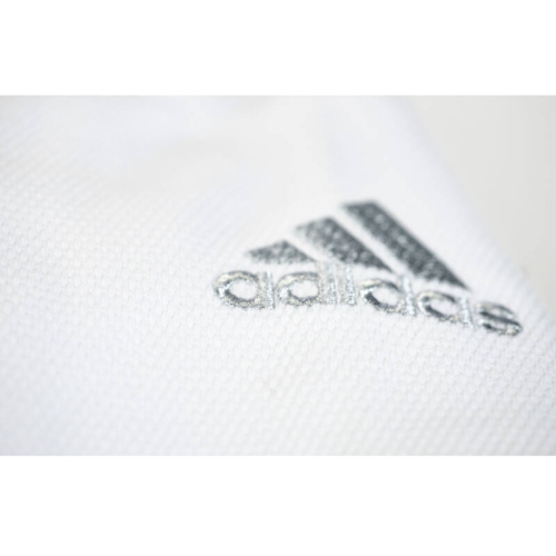 Adidas "MILLENIUM" Judo Gi - 990g - Hvid m. sølv logo