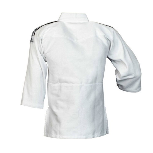 Adidas "CLUB" Judo Gi - 350g - Hvid m. sorte striber