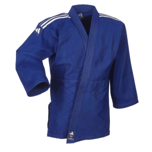 Adidas "CLUB" Judo Gi - 350g - Blå m. hvide striber