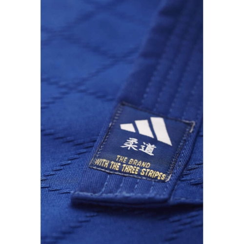 Adidas "CLUB" Judo Gi - 350g - Blå m. hvide striber