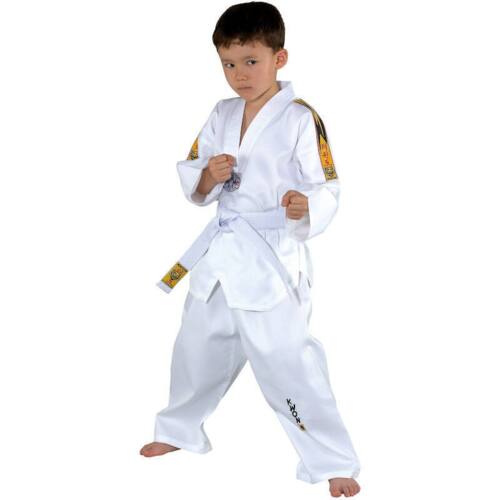 KWON TIGER Begynder Taekwondodragt med skulderstriber