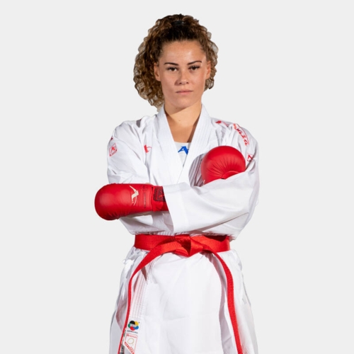 ARAWAZA Onyx OXYGEN RØD - Kumite Karate gi - 5 oz. - WKF
