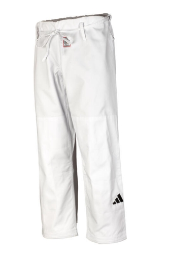 Adidas "CHAMPION III IJF - Regular-Fit" - Judo Gi - 750g - Hvid m. sorte striber