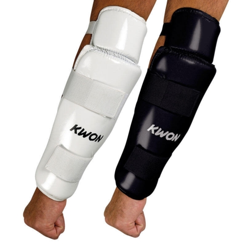 KWON Underarmsbeskytter og albuebeskytter CE - Sort/Hvid