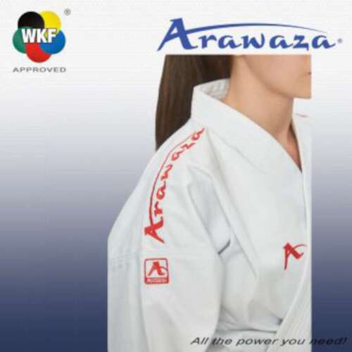 ARAWAZA De Luxe Evo RØD eller BLÅ Kata Karate gi - 13 oz. - WKF