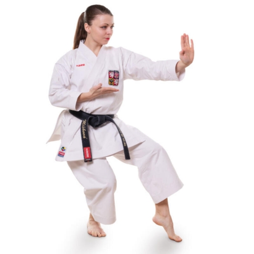 KAZE THUNDER ONE (Logofri) Slim-fit Kata Karate gi - 13 oz.