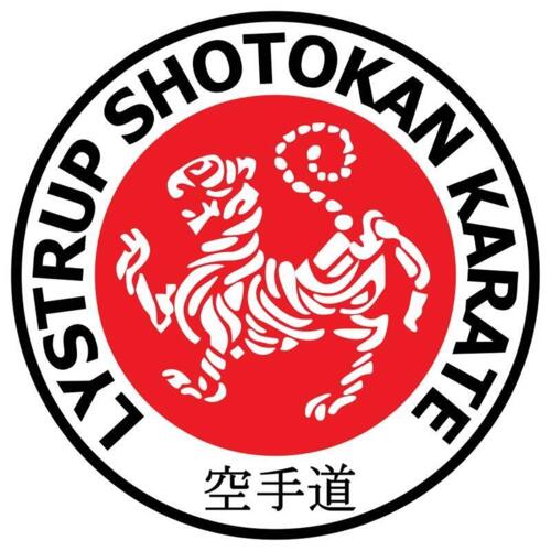Lystrup Shotokan Klublogo broderet på gi