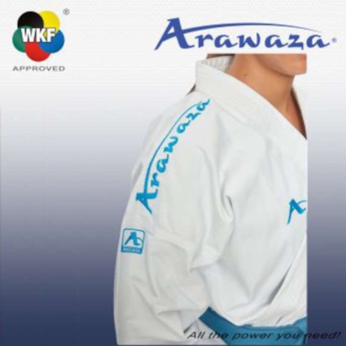 ARAWAZA De Luxe Evo RØD og BLÅ Combo - Kata Karate gi - 13 oz. - WKF