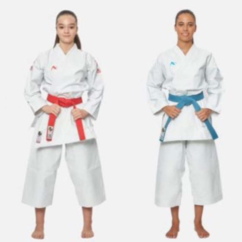 ARAWAZA De Luxe Evo RØD og BLÅ Combo - Kata Karate gi - 13 oz. - WKF