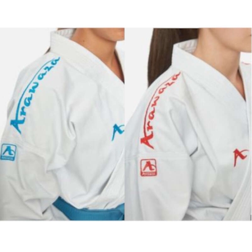 ARAWAZA De Luxe Evo RØD og BLÅ Combo - Kata Karate gi - 13 oz. - WKF