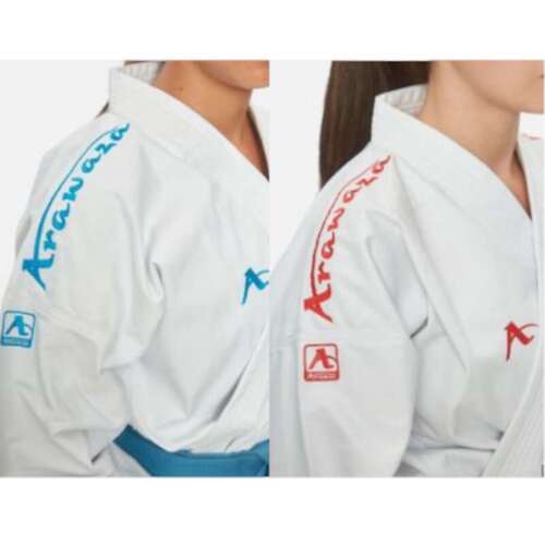 ARAWAZA De Luxe Evo RØD og BLÅ Combo - Kata Karate gi - 13 oz. - WKF