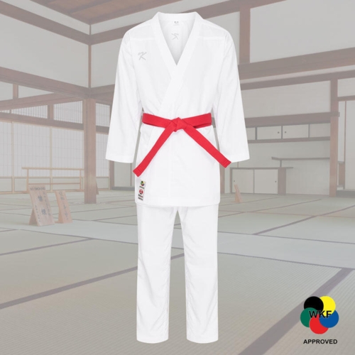 KIHON KARATE-KA Kumite Karate  gi - 4 oz. - WKF-approved